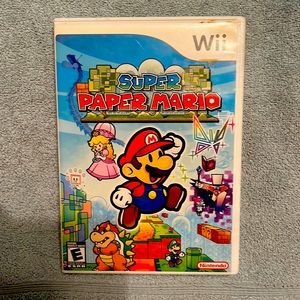 Nintendo Wii Super Paper Mario Video Game